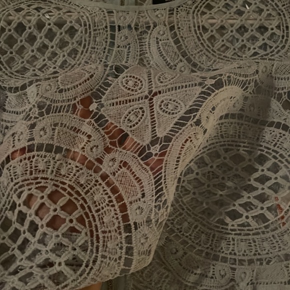 MissGuided Blue Lace Set - Picture 4 of 17